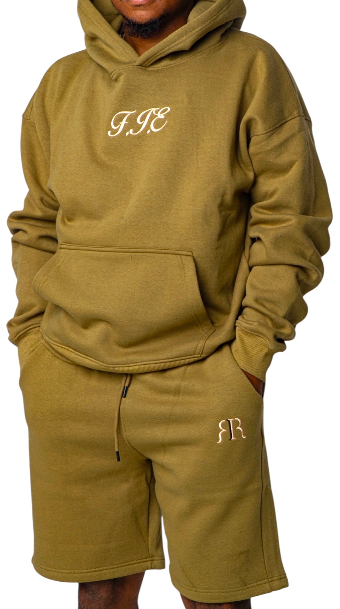 Signature Fleece Shorts – Olive