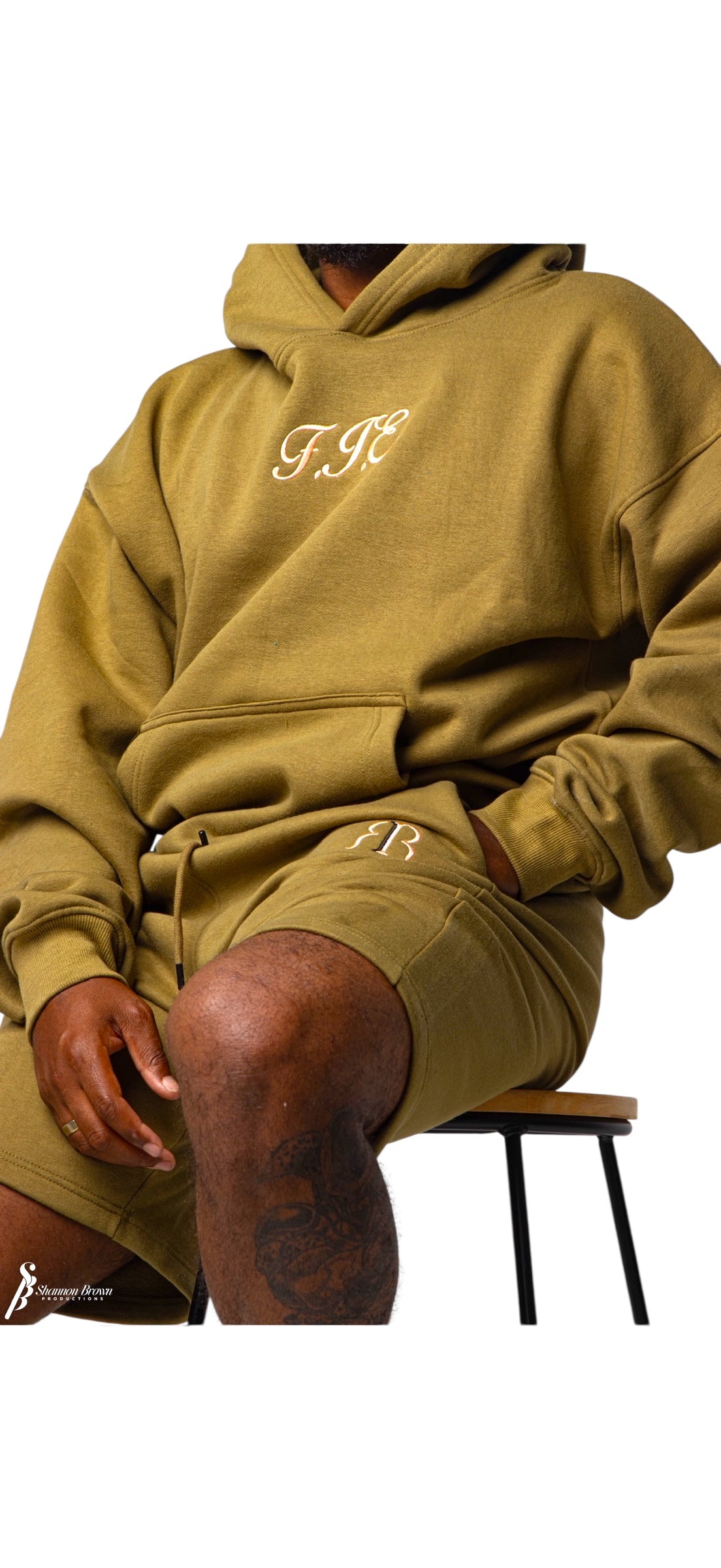 Signature Fleece Shorts – Olive