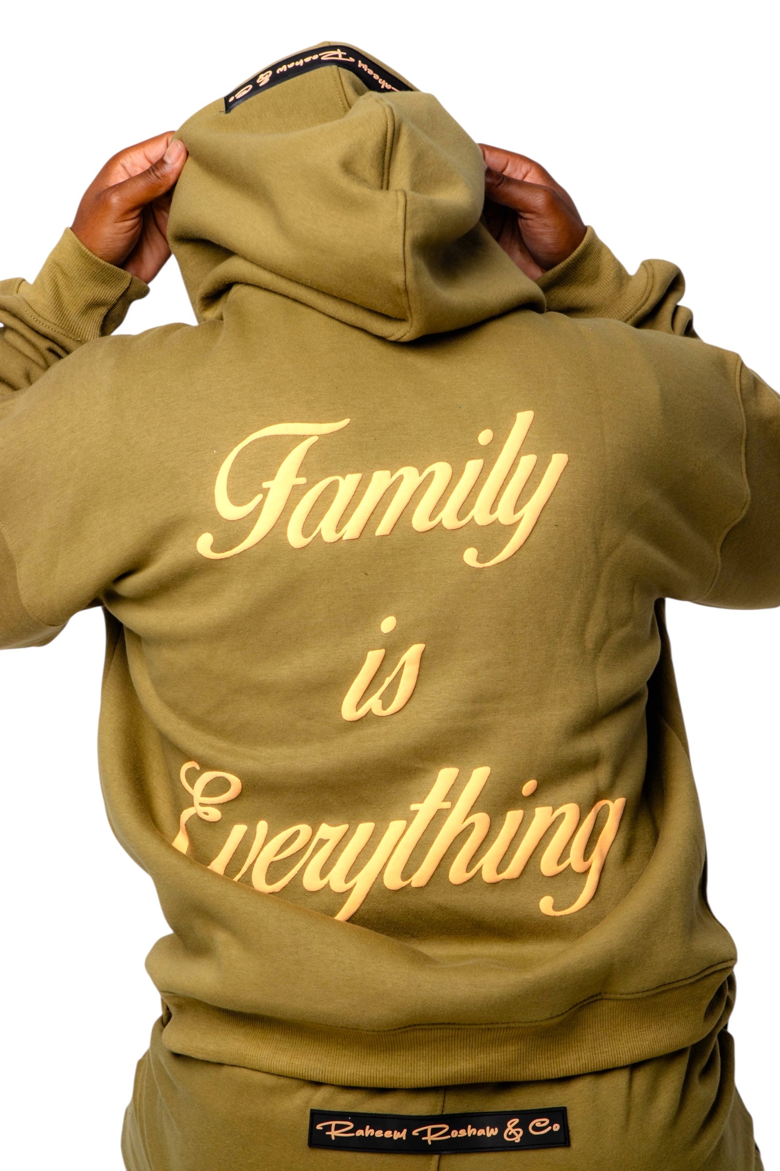 “Family Is Everything” Hoodie – Olive